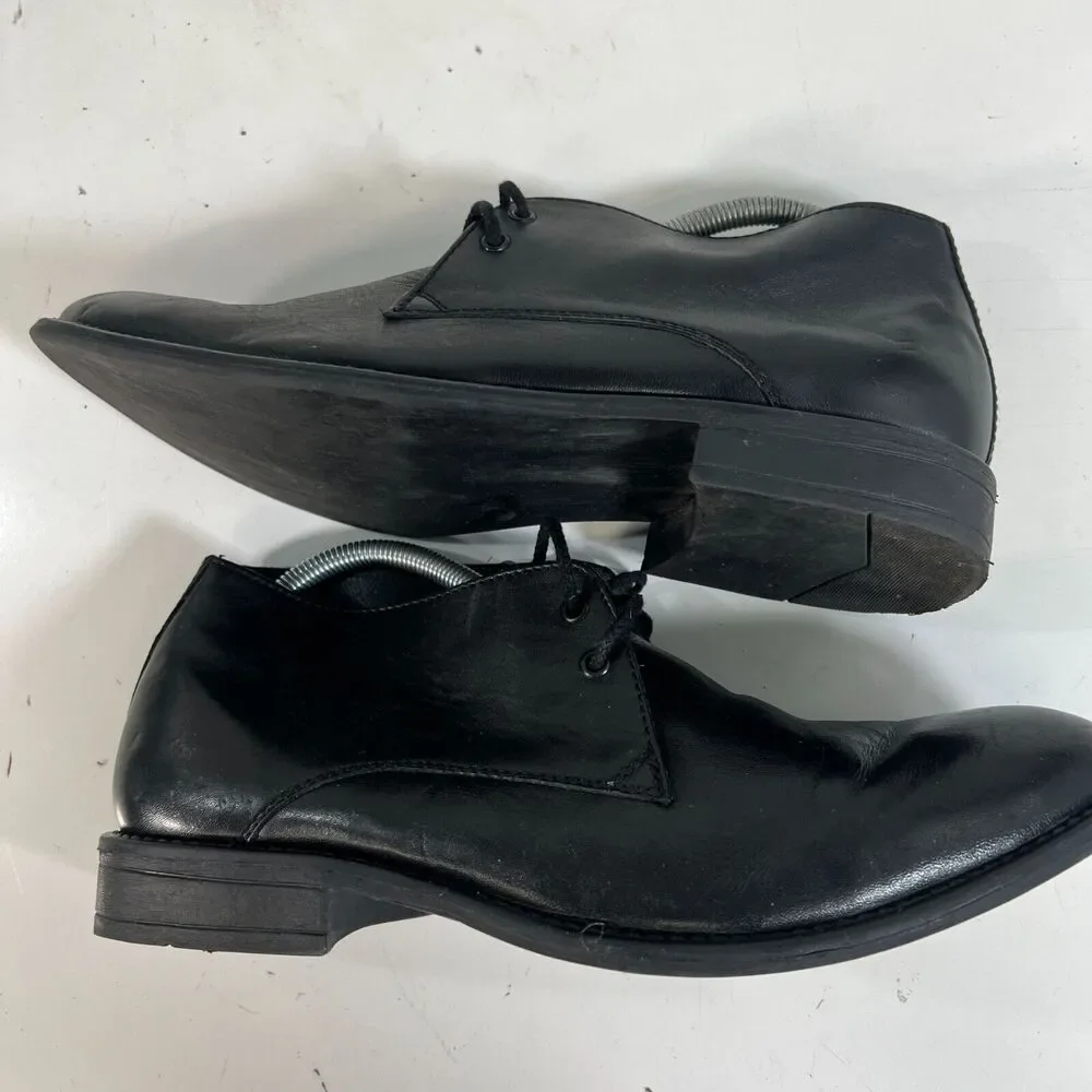 Clarks Black Leather Dessert Chukkas 66174‎ Boots 10